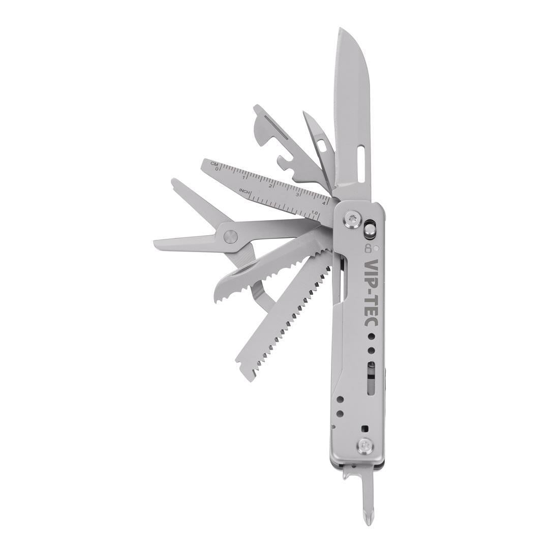 Vip-Tec VT875194 13 Parça Multifonksiyonel Çok Amaçlı Katlanır Cep Tipi Çakı - Multitool