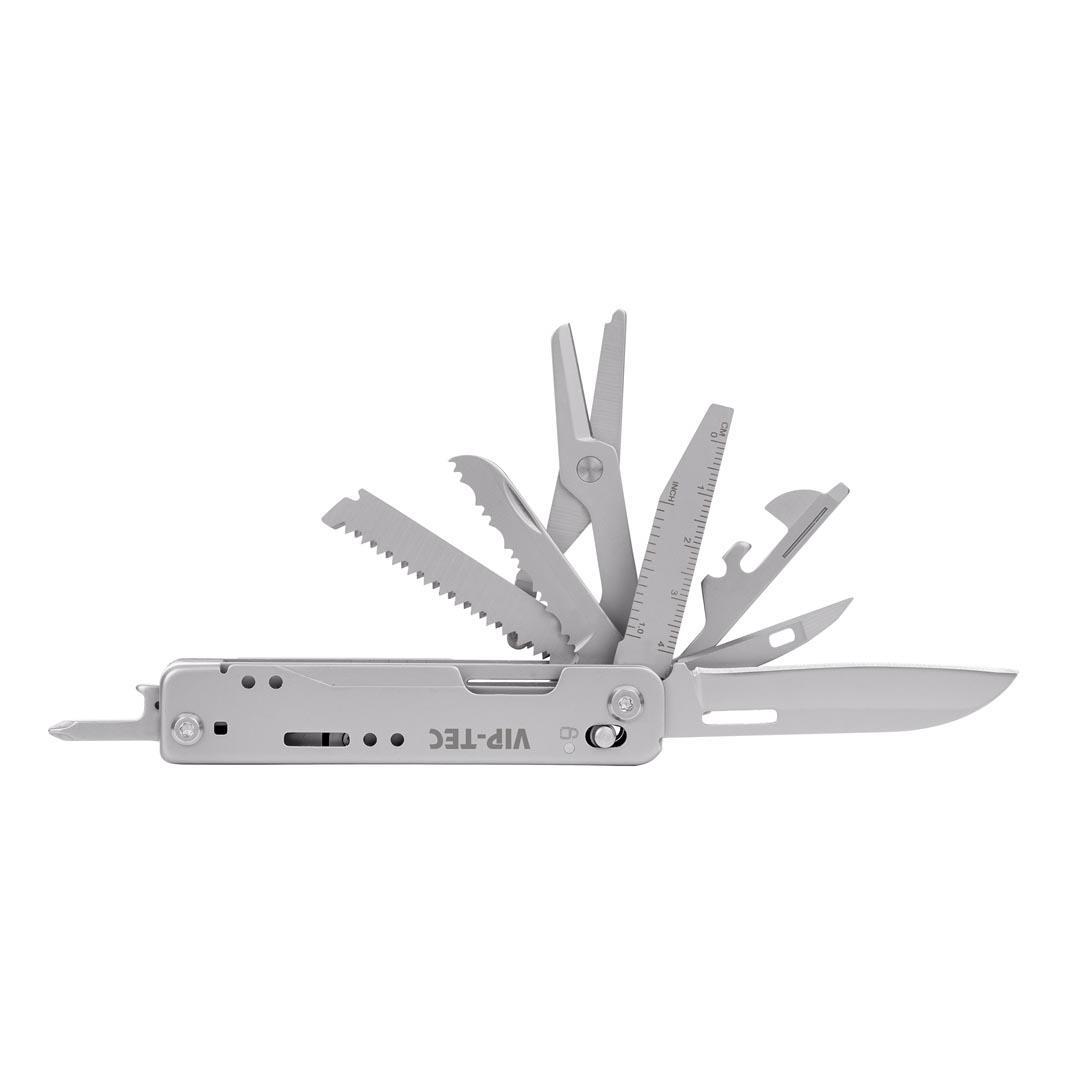 Vip-Tec VT875194 13 Parça Multifonksiyonel Çok Amaçlı Katlanır Cep Tipi Çakı - Multitool