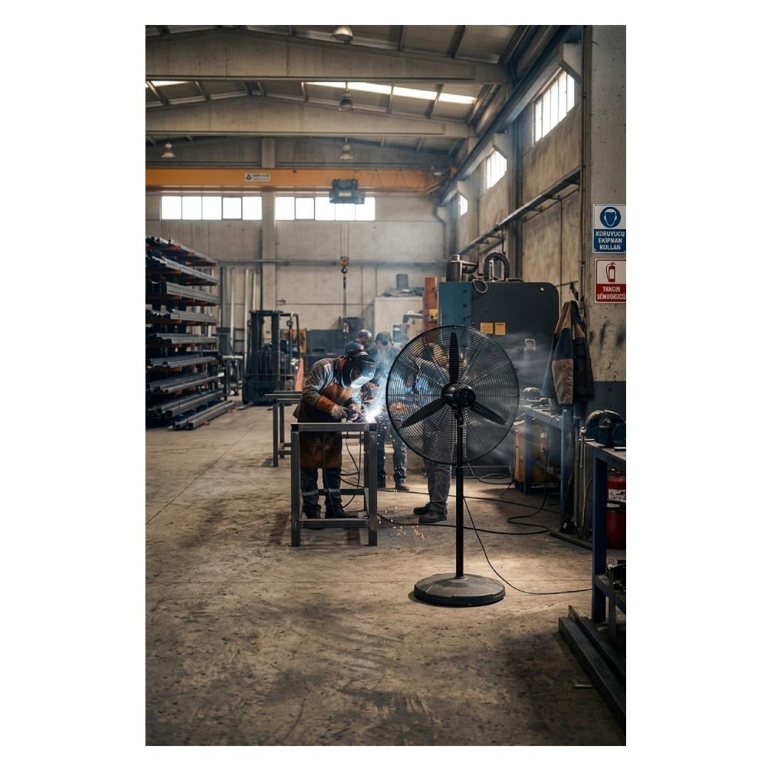 Akiwa FL-750-F-2 Ayaklı Sanayi Tipi Vantilatör 200 Watt 30