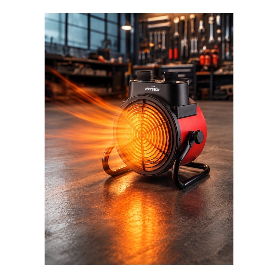 Marsstar MS-230 Seramik Rezistanslı Endüstriyel Fanlı Isıtıcı 3000 Watt