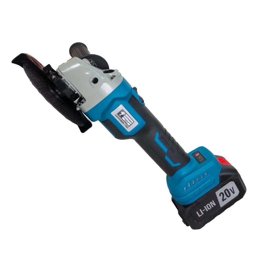 Catpower 1380 Kömürsüz 20V 4.0Ah 3 Akülü 4’lü Set - Kırıcı Delici - Avuç Taşlama - Vidalama - Somun Sıkma