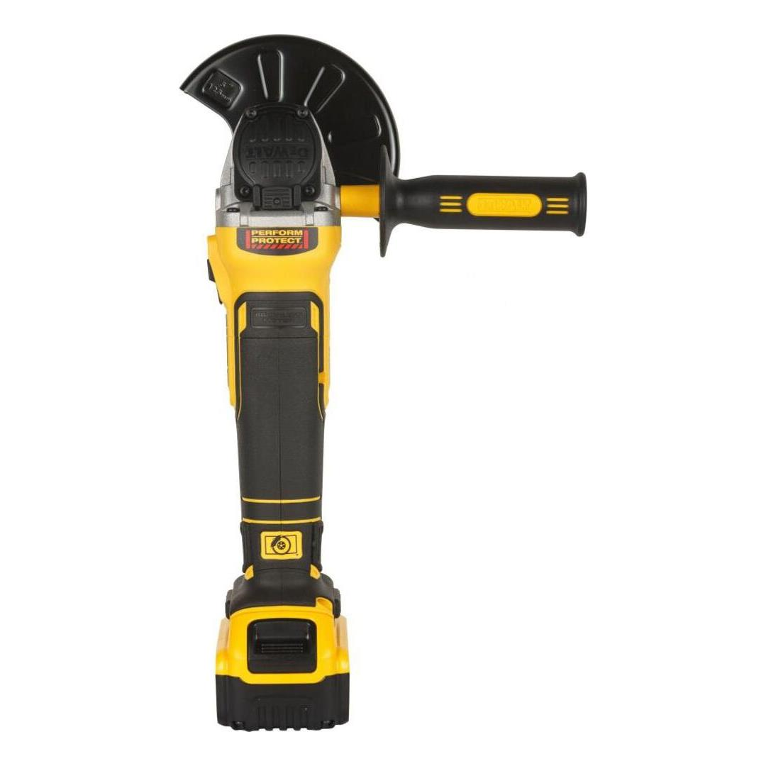Dewalt DCG405P2 18V 5.0Ah Li-ion Çift Akülü Kömürsüz Profesyonel Avuç Taşlama Makinesi 125 mm