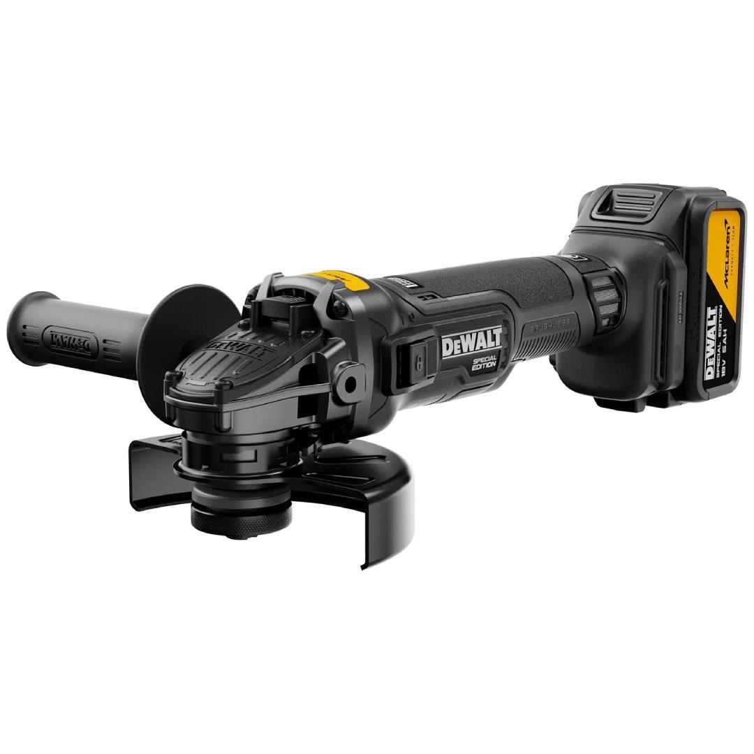 Dewalt DCG45MP2T-QW McLaren Special Edition 18V 5.0Ah Çift Akülü Kömürsüz Avuç Taşlama 125 mm