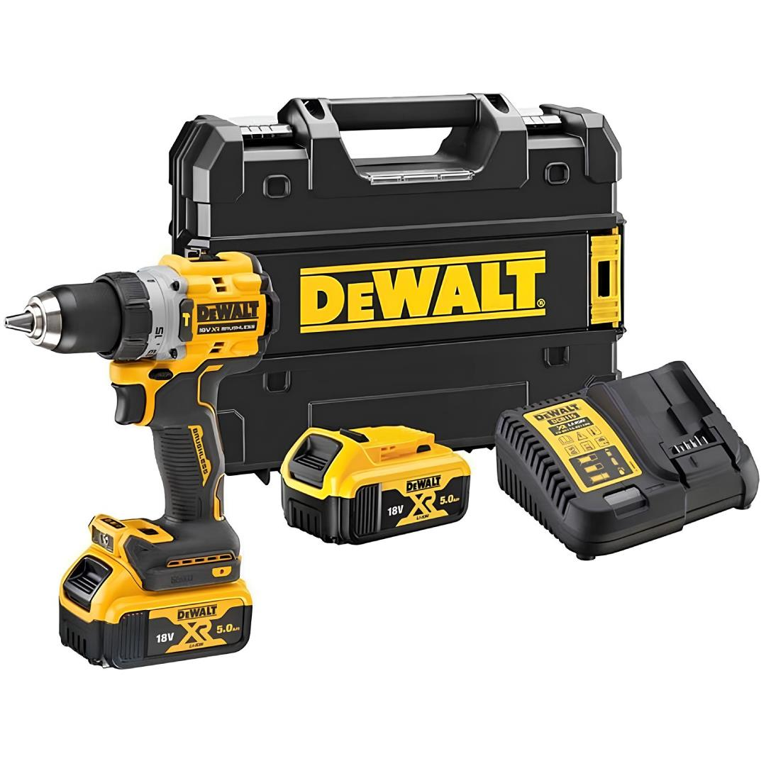 Dewalt DCD805P2T-QW 18V 5.0Ah Li-ion Çift Akülü Kömürsüz Profesyonel Darbeli Vidalama Makinesi