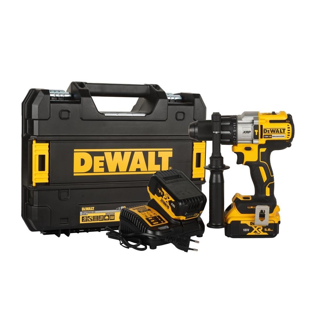 Dewalt DCD996P2-QW 18V 5.0Ah Li-ion Çift Akülü Kömürsüz Profesyonel Darbeli Matkap ve Vidalama