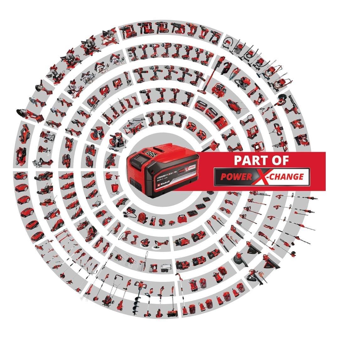 Einhell TC-CD 18/35 Li 18V 2.0Ah Li-ion Çift Akülü Vidalama Makinesi + 39 Parça Aksesuar Seti