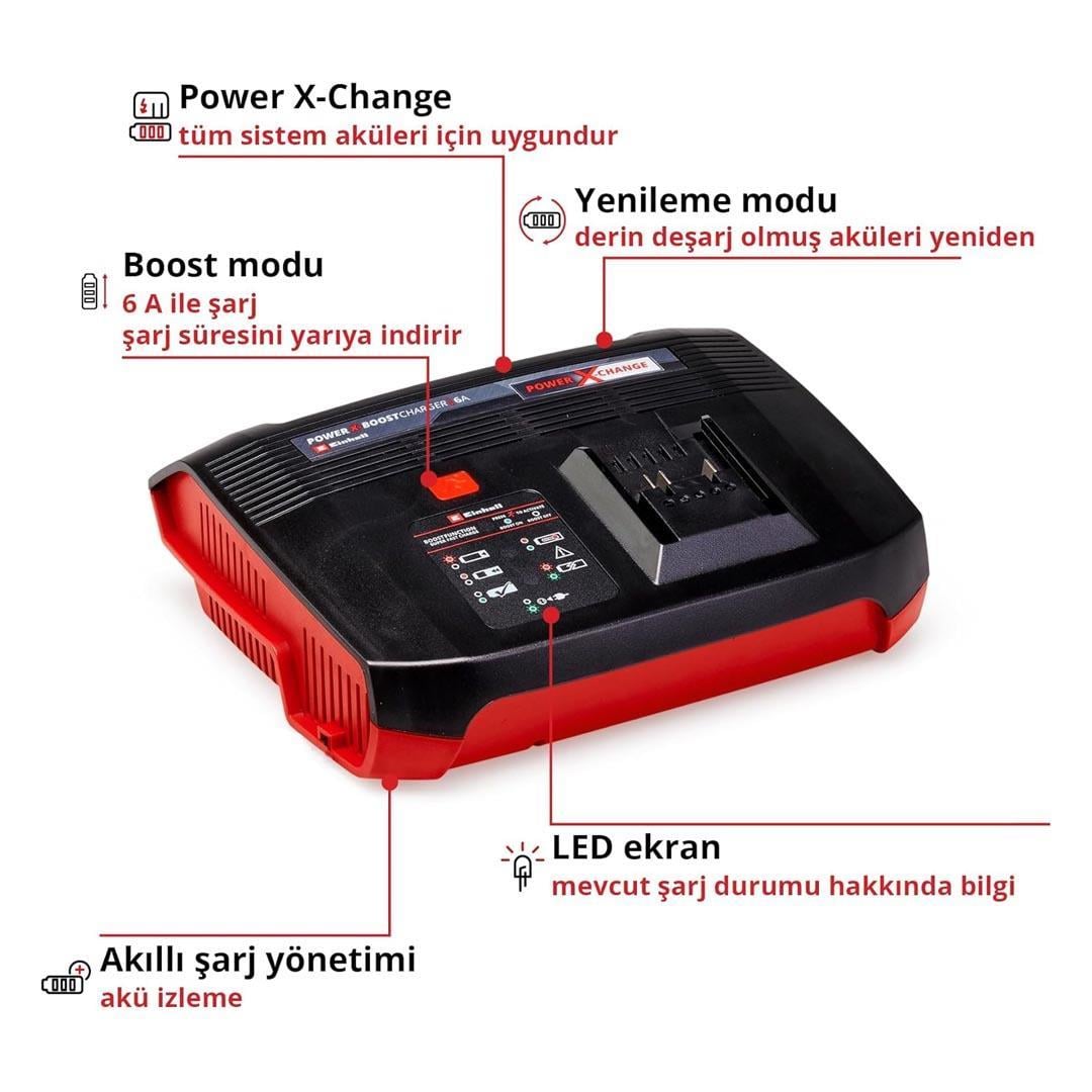 Einhell PXC 18V Şarj Cihazı Power X-Boostcharger 6A - 4512064