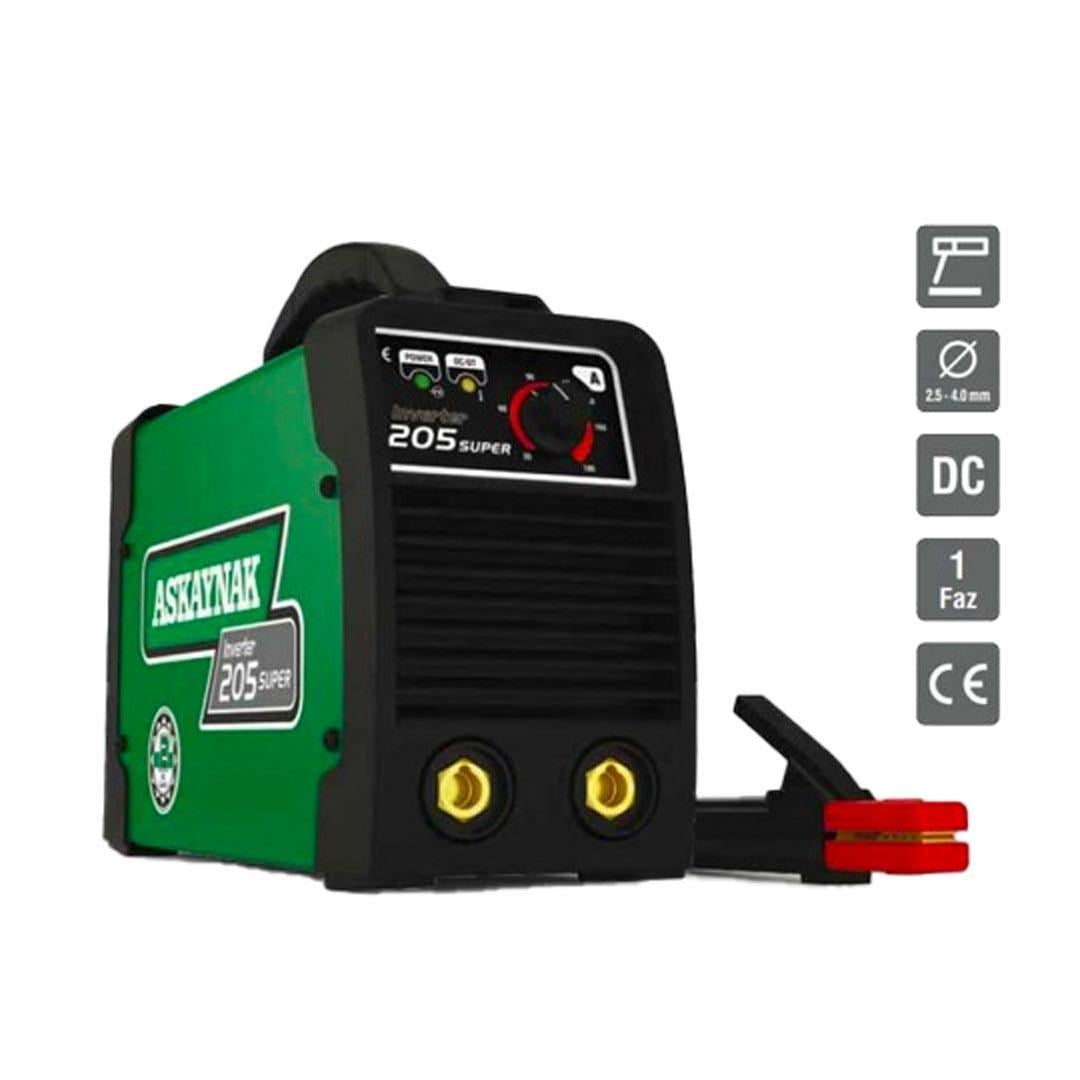 Askaynak İnverter 205 Süper Örtülü Elektrod Kaynak Makinesi 180 Amper - 701AS205S