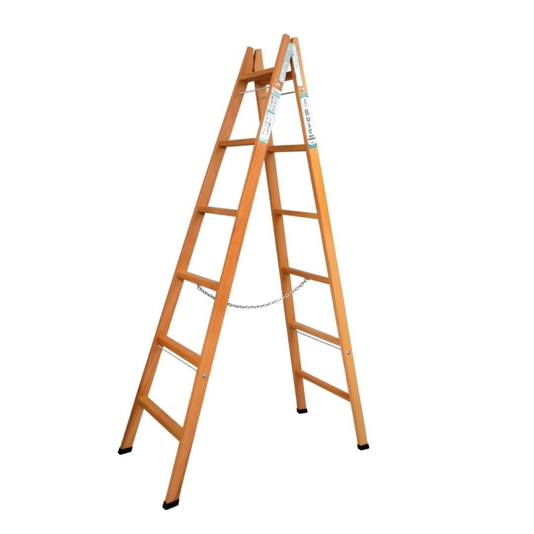 Buse A Tipi Ahşap Merdiven 6 Basamaklı 200 cm AG-106