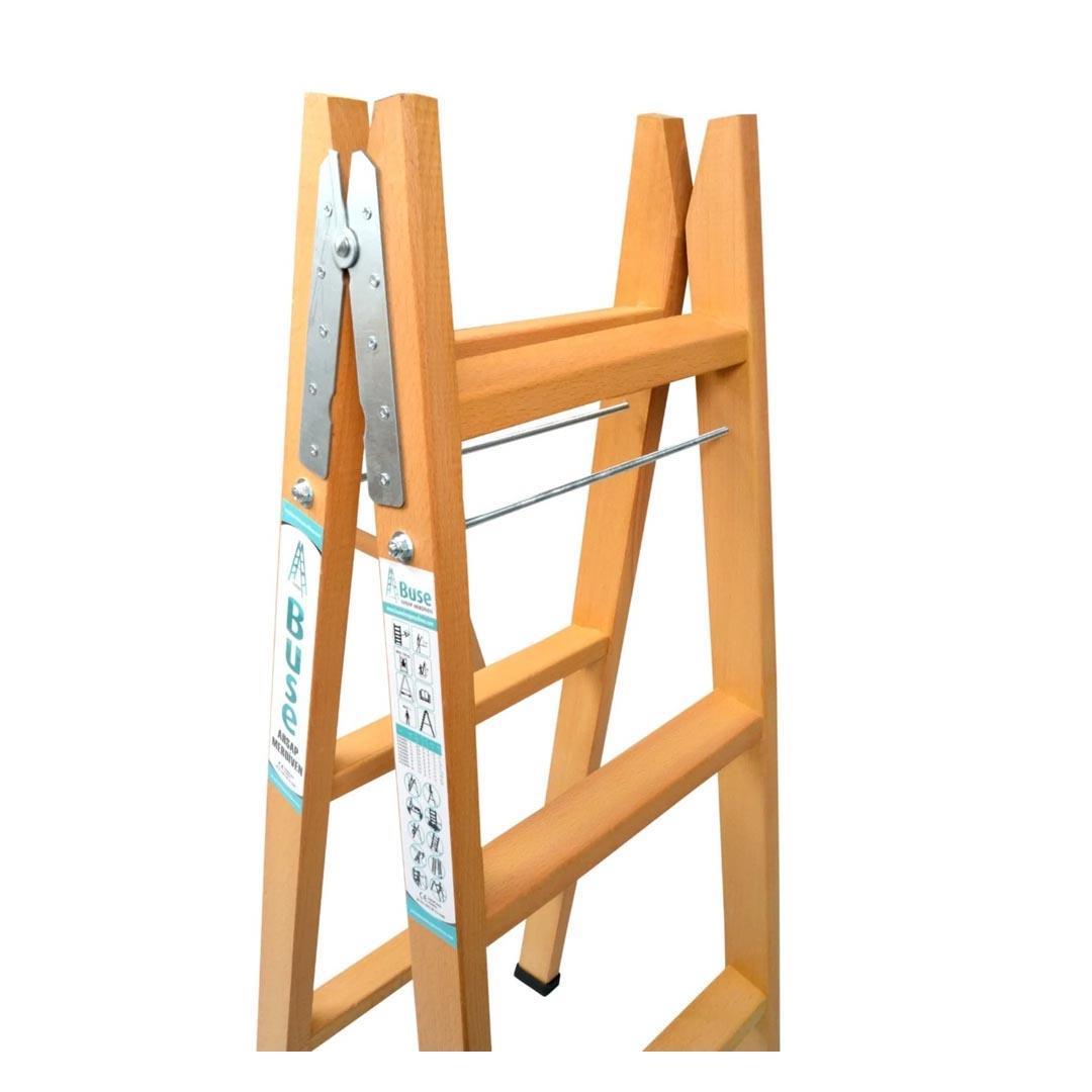 Buse A Tipi Ahşap Merdiven 6 Basamaklı 200 cm AG-106