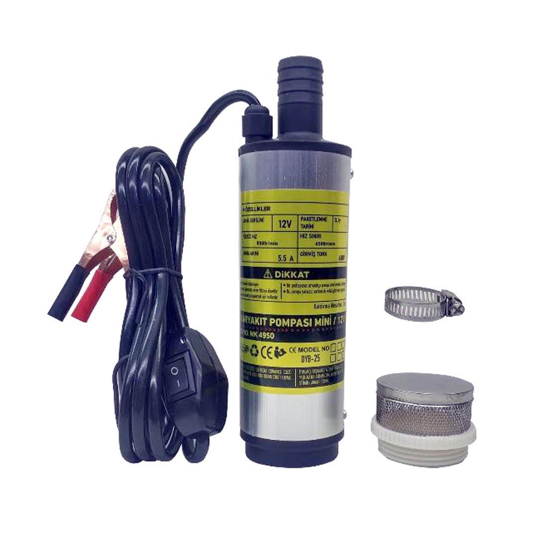 Bay-Tec MK4950 Akaryakıt Pompası Mini 12V 51 mm