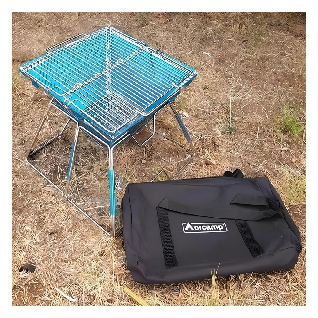 Orcamp OUT-4250 Katlanabilir Paslanmaz Çelik Mangal Taşıma Çantalı