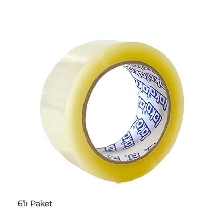 Toko Hotmelt Koli Bandı 45 mm x 100 metre Şeffaf 6Lı Paket