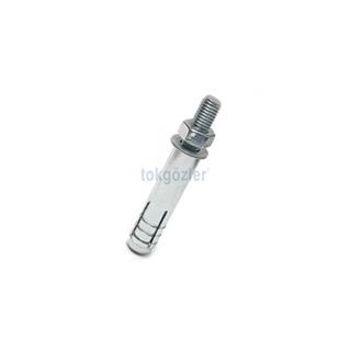 6x65 mm Borulu Çekmeli Metal Dübel - Yerli