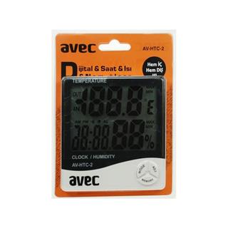 Avec AV-HTC-2 Dijital Saat Ve Isı Ölçer