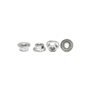 M6 A2 Paslanmaz Inox Altıköşe Flanşlı Somun DIN 6923