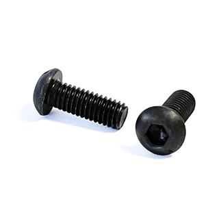 M10x20 DIN 7380 Bombe Başlı İmbus Cıvata Siyah