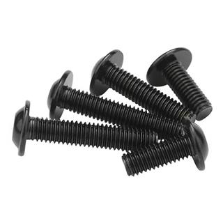 M6x20 DIN 7380-2 Bombe Başlı Flanşlı (Pullu) İmbus Cıvata Siyah