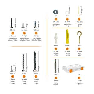Toko Master-1 Çok Amaçlı El Aleti Seti 510 Parça Takım Çantalı