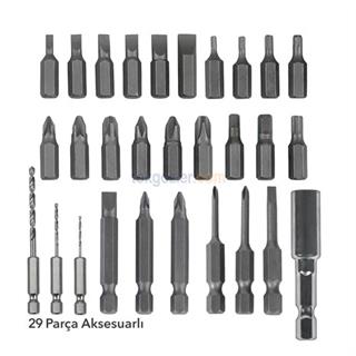 Bavaria BCD 7.2 Li Şarjlı Vidalama 29 Parça Aksesuarlı