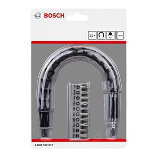 Bosch 10 Adet Vidalama Ucu ve 30 cm Uzatma Adaptörü Seti