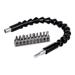 Bosch 10 Adet Vidalama Ucu ve 30 cm Uzatma Adaptörü Seti