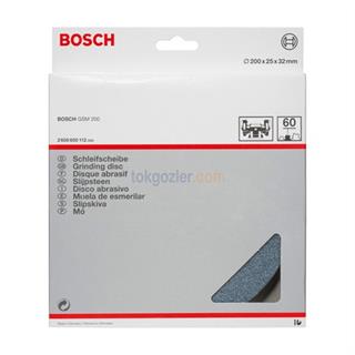 Bosch 200x25x32 mm 60 K GSM 200/D Taşlama Motoru İçin Zımpara Diski
