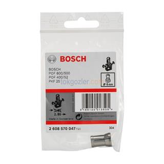 Bosch 6 mm Germe Somunu Olmadan Penset - POF 500/600 GGS 27/C