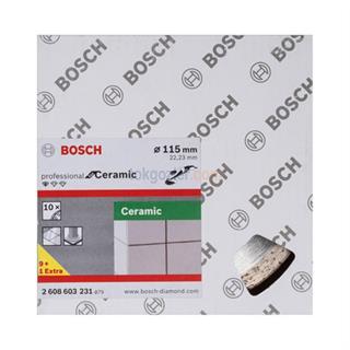 Bosch 9+1 Standard for Ceramic - Seramik ve Fayans İçin Elmas Kesme Diski 115 mm