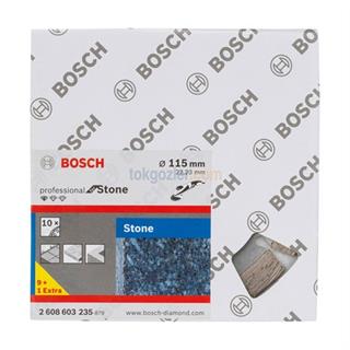 Bosch 9+1 Standard for Stone - Taş İçin Elmas Kesme Diski 115 mm