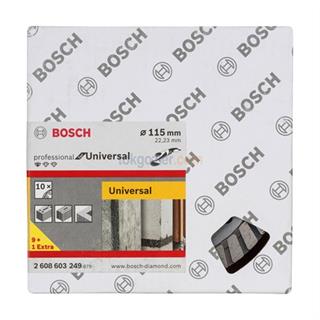 Bosch 9+1 Standard for Universal Turbo Elmas Kesme Diski 115 mm