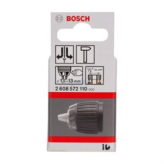 Bosch Anahtarsız Uç Takma Mandreni 13 mmye Kadar 1/2-20 - 1.5-13 mm Supra Mandren