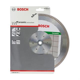 Bosch Best for Ceramic Extraclean Turbo - Seramik ve Fayans İçin Elmas Kesme Diski 230 mm