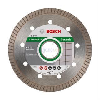 Bosch Best for Ceramic Extraclean Turbo - Seramik ve Fayans İçin Elmas Kesme Diski 115 mm