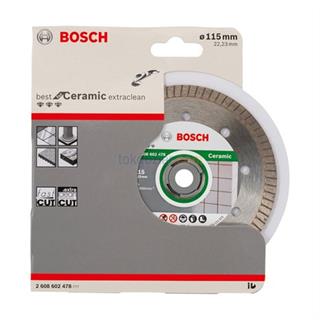 Bosch Best for Ceramic Extraclean Turbo - Seramik ve Fayans İçin Elmas Kesme Diski 115 mm
