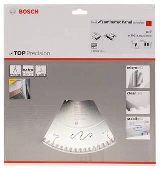 Bosch Best for LaminatedPanel Abr 250x30 mm 80D Laminat Panel Daire Testere Bıçağı