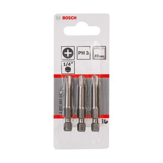 Bosch ExtraHard Ekstra Sert Vidalama Ucu PH3x49 mm 3lü Paket
