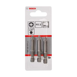 Bosch ExtraHard Ekstra Sert Vidalama Ucu PZ 2x49 mm 3lü Paket