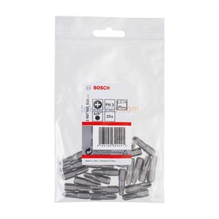Bosch ExtraHard Ekstra Sert Vidalama Ucu PH3x25 mm 25li Paket