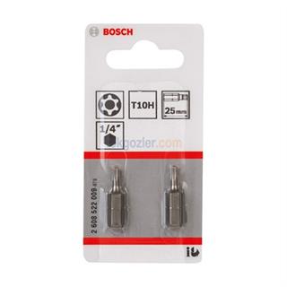 Bosch ExtraHard Security-Torx Ekstra Sert Vidalama Ucu T10Hx25 mm 2li Paket