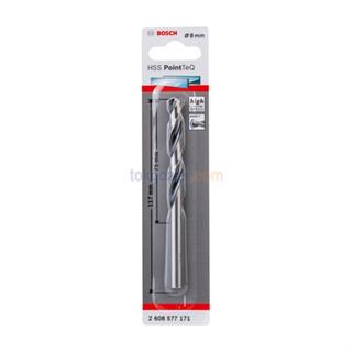 Bosch HSS PointTeQ Spiral Metal Matkap Ucu 8 mm