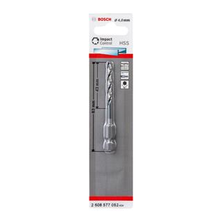 Bosch Impact Control HSS Altıgen Şaftlı Spiral Metal Matkap Ucu 4.0x83 mm