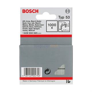 Bosch İnce Zımba Teli Tip 53 11.4x0.74x8 mm
