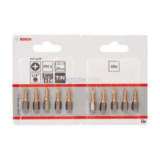 Bosch MaxGrip Vidalama Ucu PH1x25 mm 10lu Paket
