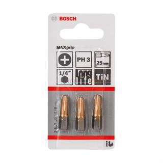 Bosch MaxGrip Vidalama Ucu PH3x25 mm 3lü Paket