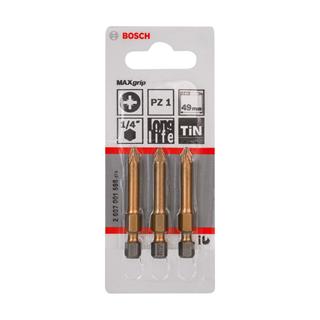 Bosch MaxGrip Vidalama Ucu PZ 1x49 mm 3lü Paket