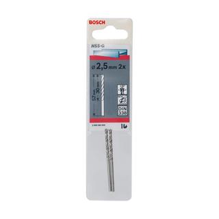 Bosch Metal Matkap Ucu HSS-G 2.5x57 mm 2li Paket
