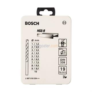 Bosch Metal Matkap Ucu Seti HSS-R 19 Parça