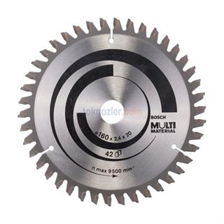Bosch MultiMaterial 160x20/16 mm 42 Diş Daire Testere Bıçağı
