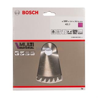 Bosch MultiMaterial 160x20/16 mm 42 Diş Daire Testere Bıçağı